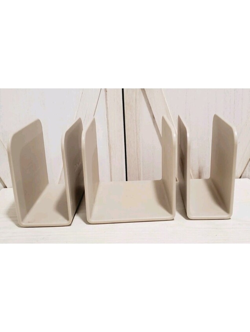 Caraway Set Of 3 Magnetic Pot Pan Lid Holder Organizer Storage Dividers Beige